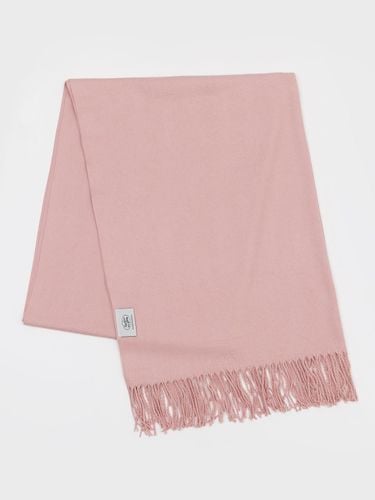 Plain Soft Polyester Muffler [PINK] - RECLOW - Modalova