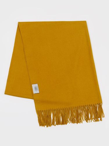 Lightweight Plain Polyester Muffler [YELLOW] - RECLOW - Modalova