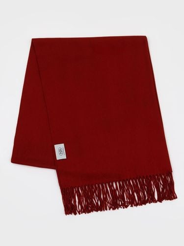 Lightweight Plain Polyester Muffler [BURGUNDY] - RECLOW - Modalova