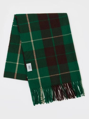 Ombre Contrast Check Lightweight Muffler [GREEN] - RECLOW - Modalova