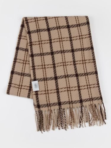 Pastel Check Lightweight Muffler [Beige] - RECLOW - Modalova