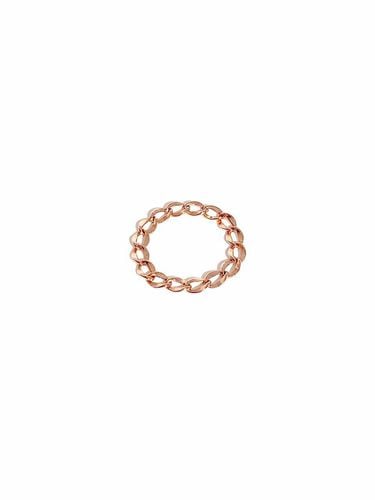 K Volume Chain Hollow Small Ring - MAYBETOI - Modalova