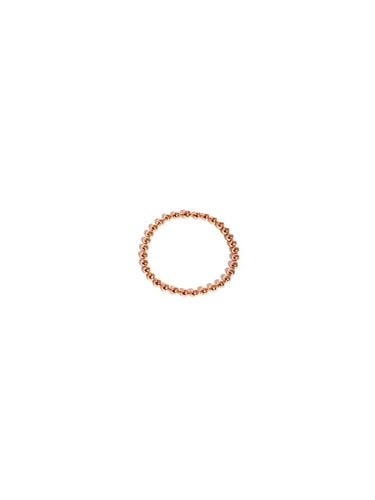 K Gold Delicate Ball Chain Ring - MAYBETOI - Modalova