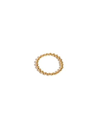 K Basic Ball Chain Medium Ring - MAYBETOI - Modalova