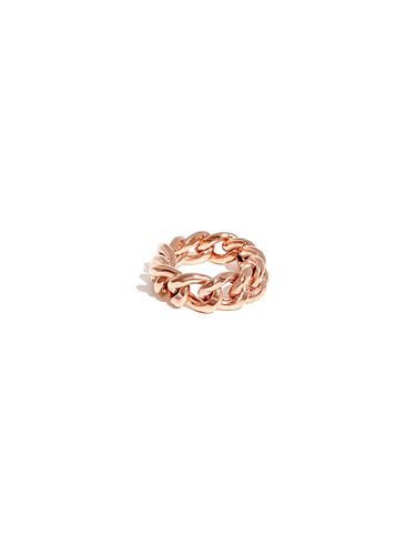 K Volume Curve Chain Hollow Ring - MAYBETOI - Modalova