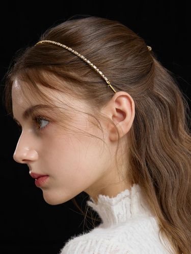 Baguette Cubic Slim Hairband (JP-24-502HB) - Jean Paul Clarisse - Modalova