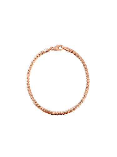 K Embossed Hollow Chain Bracelet - MAYBETOI - Modalova