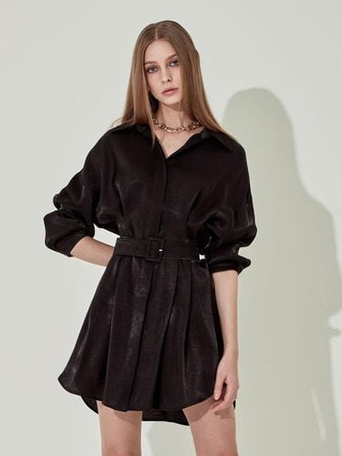 Long Silk Boyfriend Style Dress [] - CHAEnewyork - Modalova