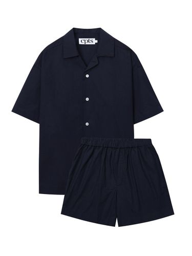 Relaxed Cotton Short Sleeve Pajamas [] - cpts - Modalova