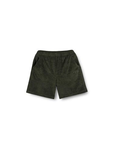 Classic Terry Cloth Regular Fit Half Shorts [Khaki] - cpts - Modalova