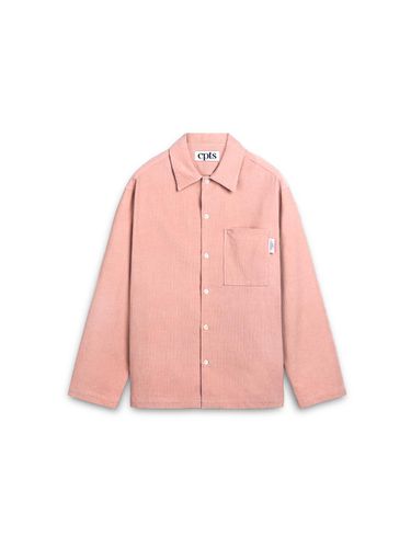 Corduroy Long Sleeved Cotton Shirt [Pink] - cpts - Modalova