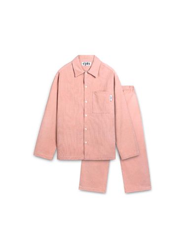 Corduroy Long Sleeved Cotton Sets [Pink] - cpts - Modalova