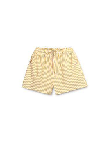 Relaxed Fit Striped Pajama Shorts [Yellow] - cpts - Modalova