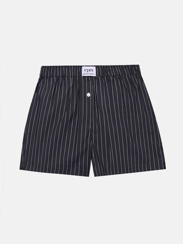 Unisex Label Boxer-Style Trunk Shorts [Charcoal] - cpts - Modalova