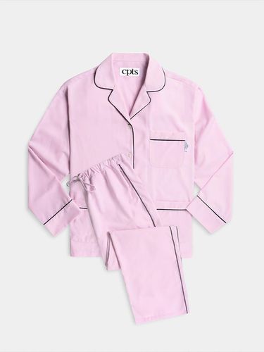 Long Sleeved Relaxed Fit Lounge Pajamas [Pink Lavender] - cpts - Modalova