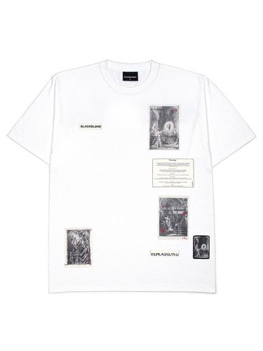 BBD Renaissance Patch Premium Cotton T-Shirt [Beige] - BLACKBLOND - Modalova