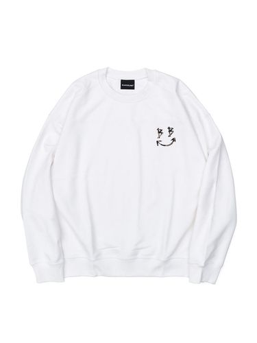 Leopard Classic Smile Logo Sweatshirt [Beige] - BLACKBLOND - Modalova