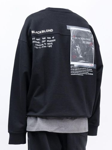 Vintage Inspired Premium No Sympathy Sweatshirt [Black] - BLACKBLOND - Modalova