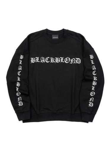 Crushed Faith Premium Cotton Sweatshirt [Black] - BLACKBLOND - Modalova