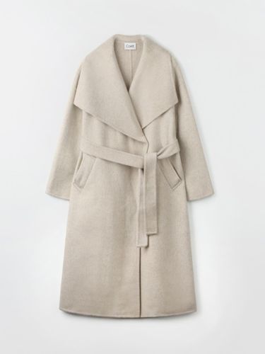 Shawl Collar Loose Fit Wool Coat [] - Coett - Modalova