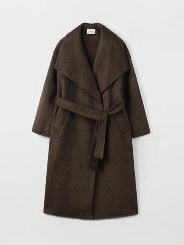 Shawl Collar Loose Fit Wool Coat [] - Coett - Modalova