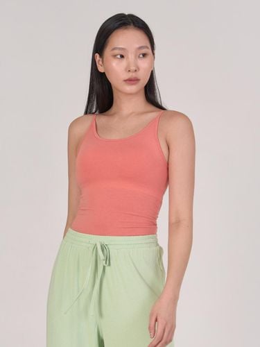 Basic Modal Cotton Blend Camisole [Orange] (OZTI4022) - ozez - Modalova