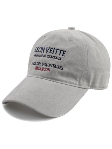 Cotton Premium Adjustable Ball Cap [Gray] - Wick - Modalova