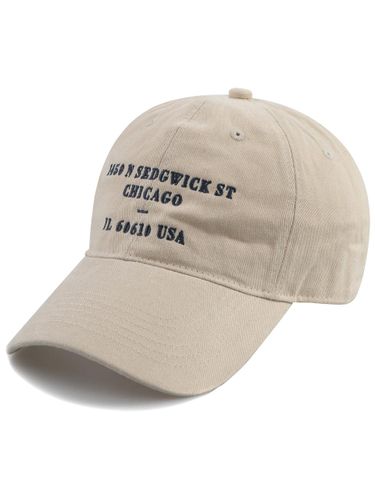 Cotton Brushed One-Size Ball Cap [Light Beige] - Wick - Modalova