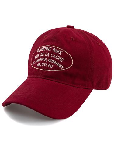 Cotton Adjustable Classic Ball Cap [Red Wine] - Wick - Modalova