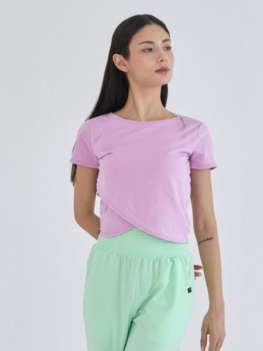 Tulip Short Sleeve Lightweight Regular Fit Top [Pink Lavender] (OZTS1173) - ozez - Modalova