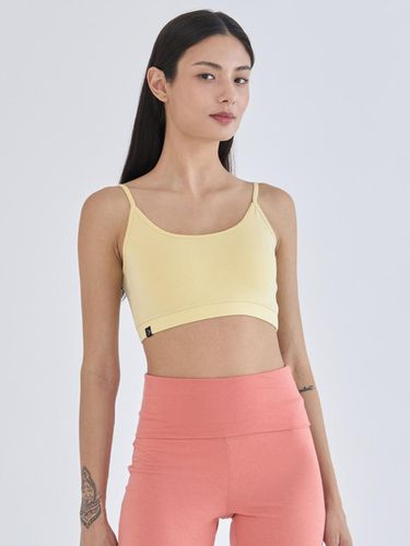 Basic Modal Body-hugging Slim Fit Bra Top [Buttery Yellow] (OZTB5023) - ozez - Modalova