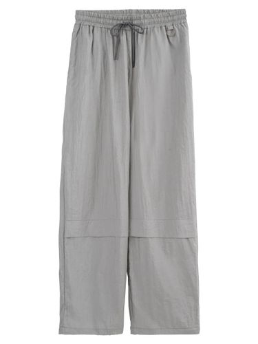 Setup Ring Wide-leg 2-WAY Pants [Silver Gray] - 71to96 - Modalova