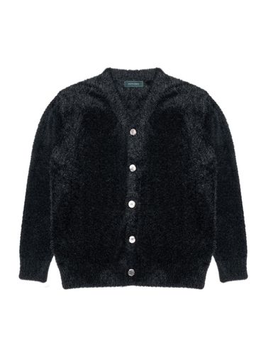 Soft Wool V-neck 5-Button Cardigan [Black] (CA001) - ALL CLASSIC - Modalova