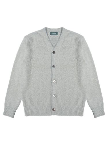 Soft Wool V-neck 5-Button Cardigan [Gray] (CA001) - ALL CLASSIC - Modalova