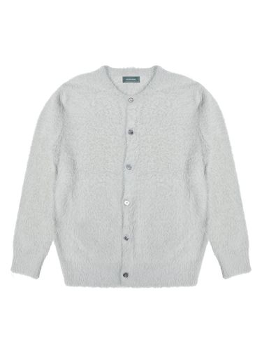 Soft Wool Round Cardigan [Gray] (CA006) - ALL CLASSIC - Modalova