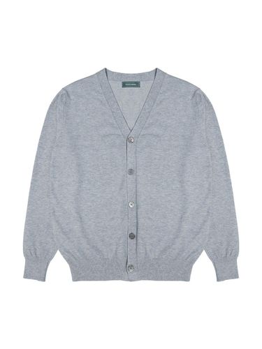 Basic Ribbed Soft Cardigan [Gray] (CA002) - ALL CLASSIC - Modalova