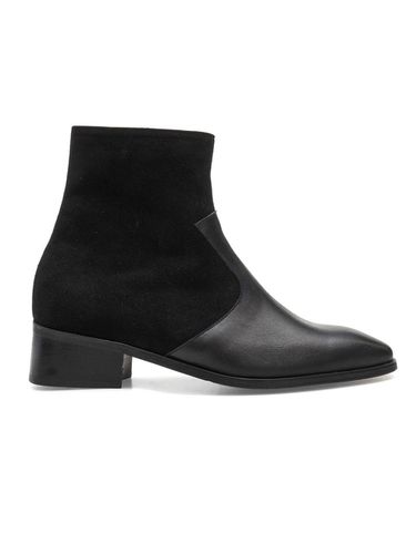 Western Suede Leather Boots [Black] (ALC139) - ALL CLASSIC - Modalova