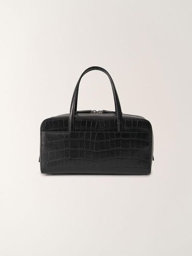 Embossed Textured Nylon Leather Tote Bag [Black] - NOTHING WRITTEN - Modalova