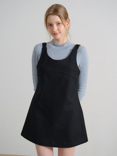 Sleeveless Wool A-line Mini Dress [] - VEM.VER - Modalova