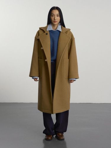 Hood Double Wool Oversized Coat [Camel] - GBH APPAREL - Modalova