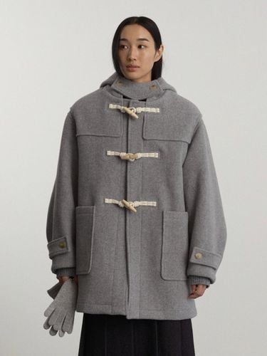 Oversized Wool Half Duffle Coat [Brown] - GBH APPAREL - Modalova