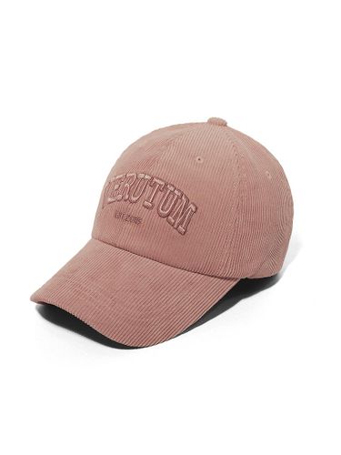 Arch Volume Logo Corduroy Ball Cap [Pink] (HW-BC189CD) - VERUTUM - Modalova