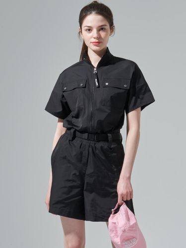 Pocket Point High-Stretch Woven Jumpsuit [] - BLUDOT - Modalova