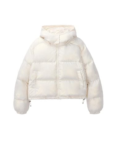 Lightweight Glossy Down Puffer Jumper [Beige] - Recur,ecur - Modalova