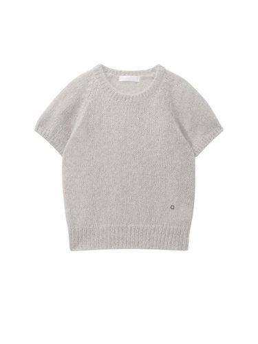 Mohair Short Sleeve Bulky Knit [] - Recur,ecur - Modalova