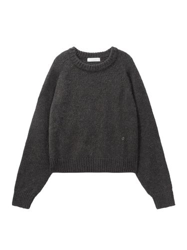 Round Semi-Overfit Wool Knit [] - Recur,ecur - Modalova