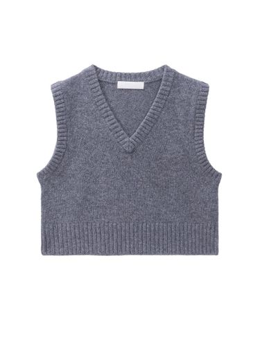 Wool Knit Vest Dress [Gray] - Recur,ecur - Modalova