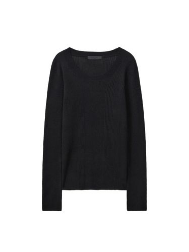 Round Neck Slim Fit Ribbed Knit [] - Recur,ecur - Modalova