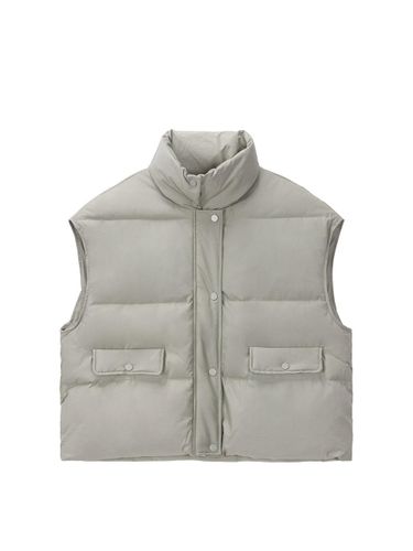 Down String Overfit Vest [Khaki] - Recur,ecur - Modalova