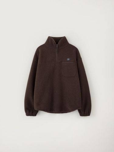 Half-zip Roomy Fleece Pullover [] - Tillber - Modalova